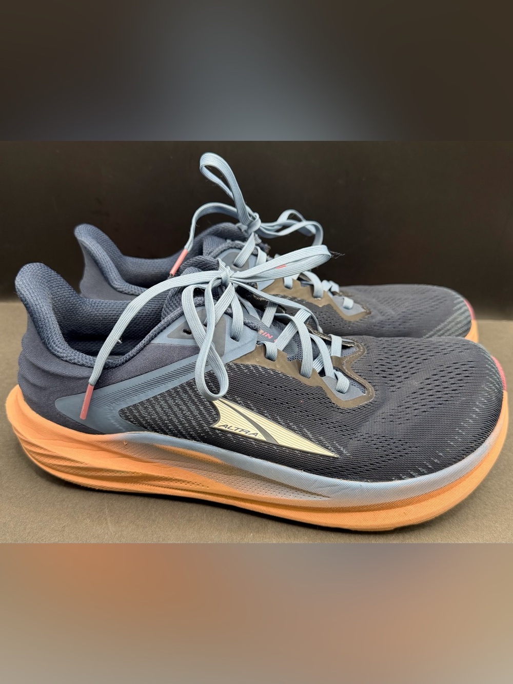 Altra -‎ Navy and Orange Women's Running Sneakers- Size:10